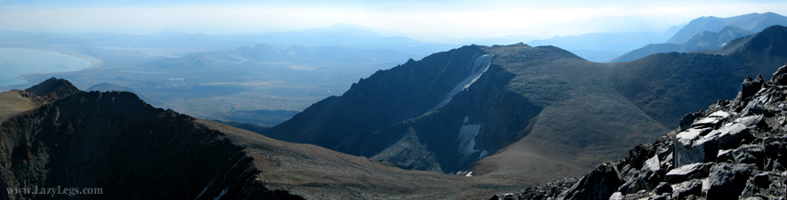view from Mt Dana